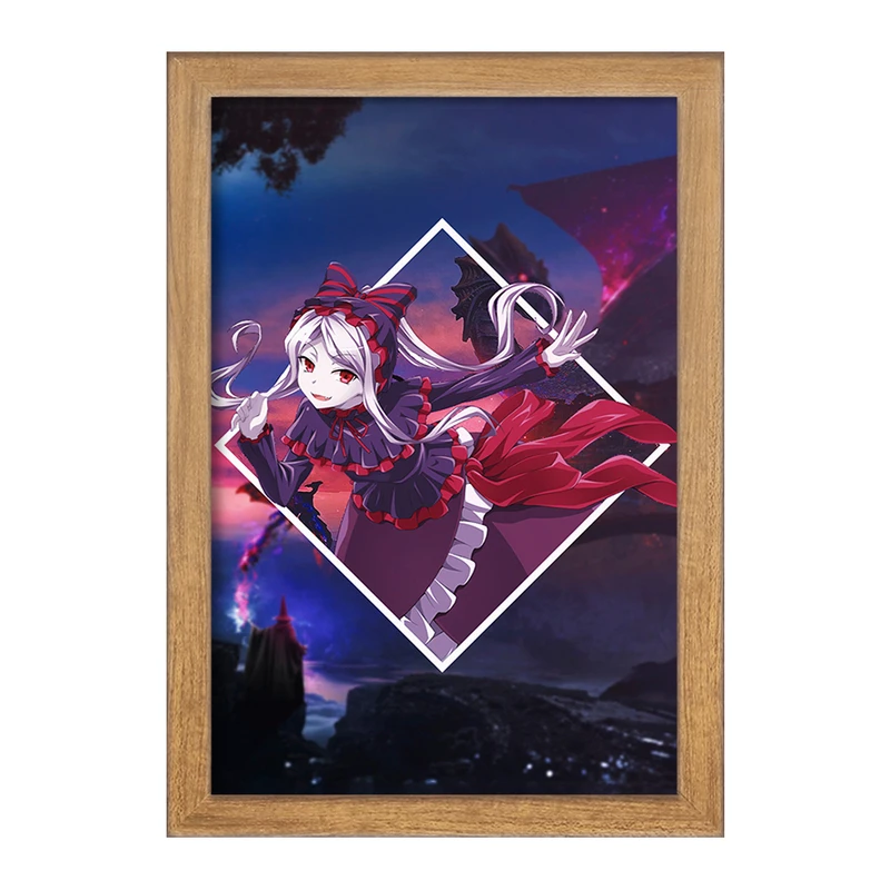 تابلو خندالو مدل شالتر انیمه اورلرد Overlord  کد 18317