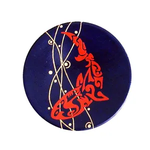 بشقاب دیوارکوب سفالی طرح ماهی کد S 042