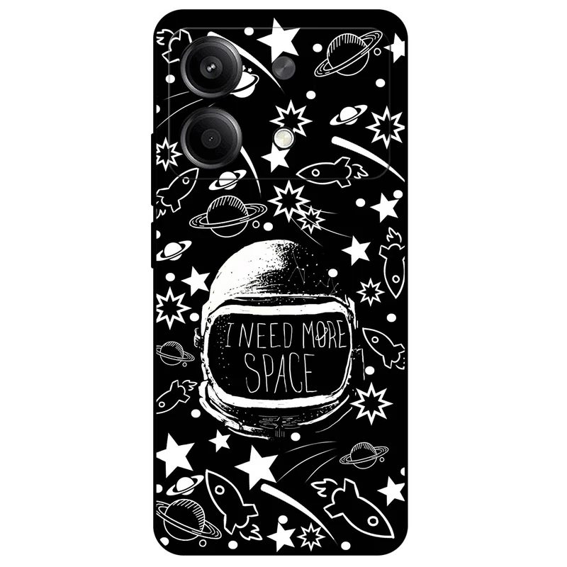کاور مگافون طرح فضایی مدل 7706 مناسب برای گوشی موبایل شیائومی Redmi Note 13R Pro  