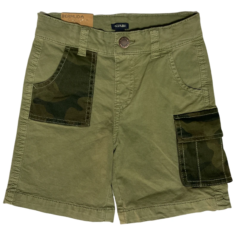 شلوارک پسرانه کیابی مدل 3155 جیب ارتشی