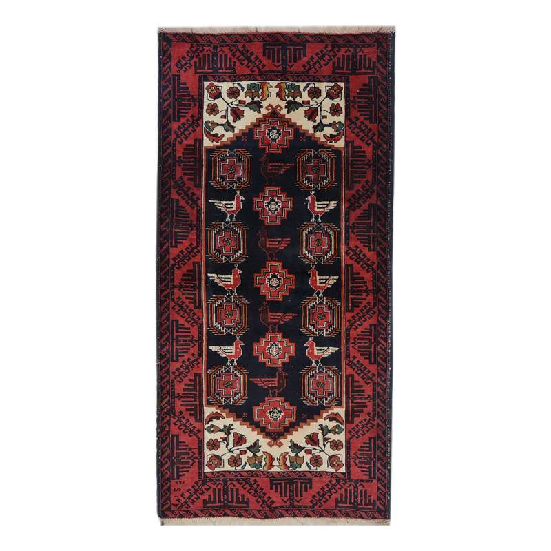 فرش دستبافت یک و نیم متری کد 4430
