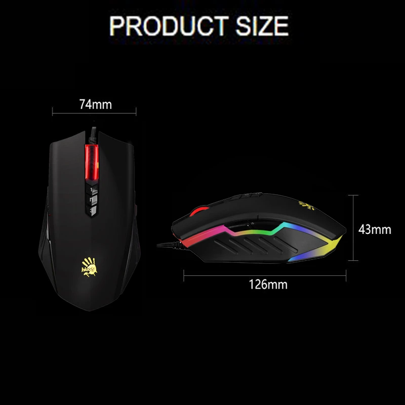 عکس شماره 25 : ماوس مخصوص بازی بلادی مدل a7o_matte _activated