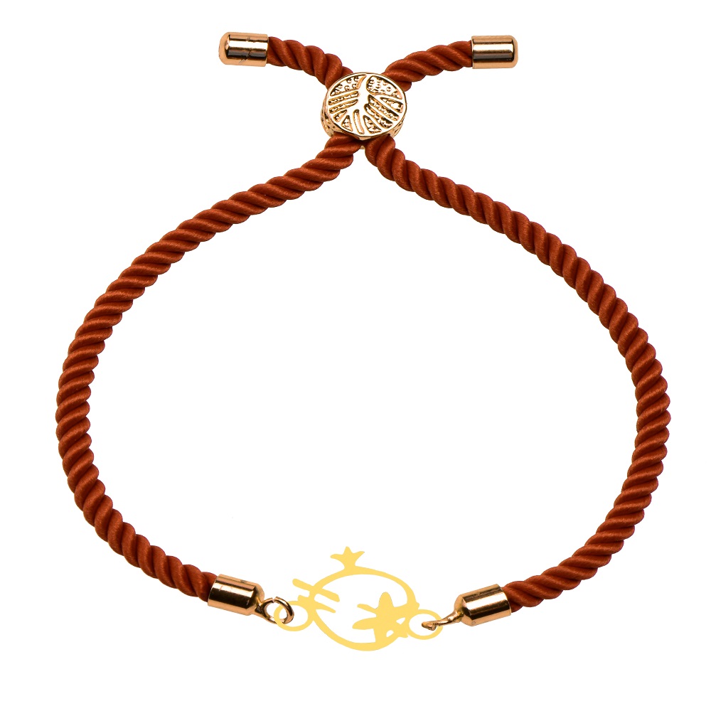 دستبند طلا 18 عیار زنانه کرابو طرح انار مدل kr101027