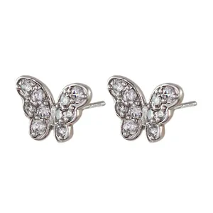 گوشواره زنانه ژوپینگ مدل پروانه کد AAC1033