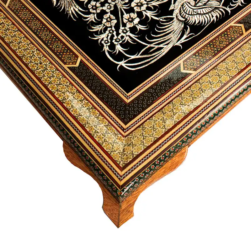 تابلو قلمزنی طرح گل و مرغ کد 10060-1