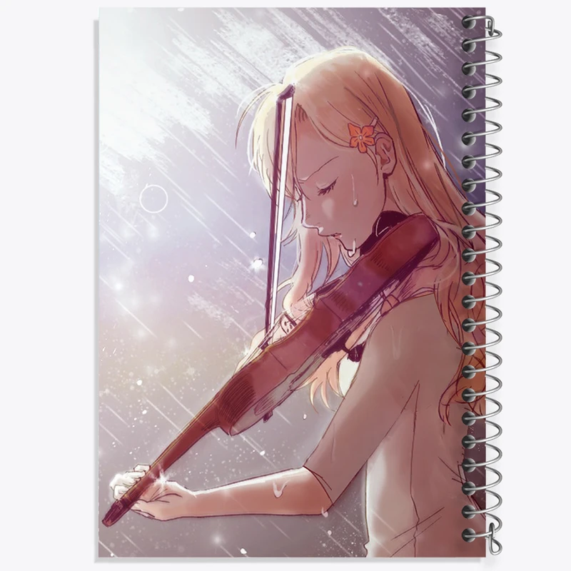 دفتر مشق 50 برگ خندالو طرح کائوری انیمه دروغ تو در آوریل کد 32466