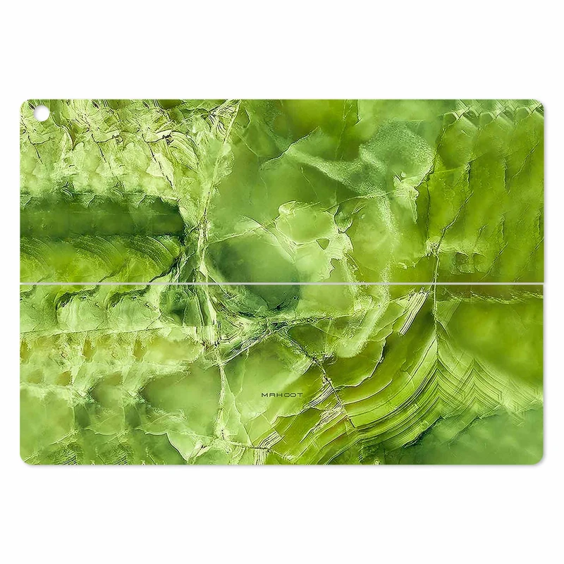 برچسب پوششی ماهوت مدل Green Crystal Marble مناسب برای تبلت ایسوس Transformer 3 Pro 2016