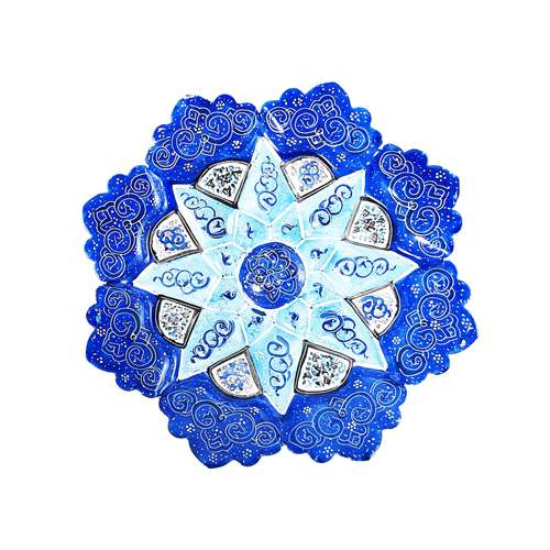 بشقاب مینا کاری مدل 3058