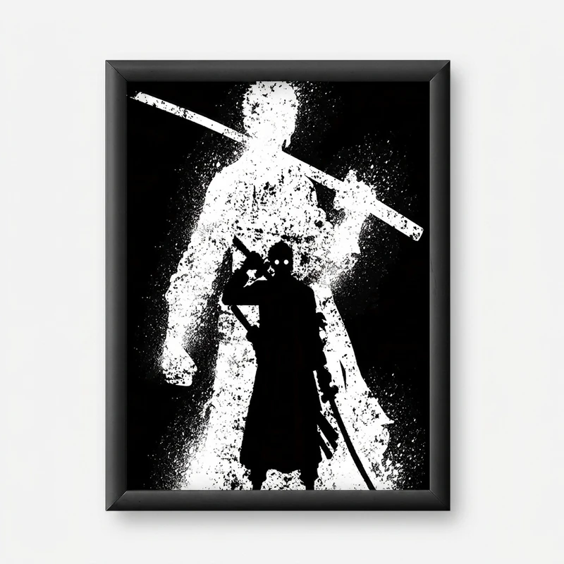 تابلو مدل انیمه زورو وان پیس 13 Zoro one piece anime