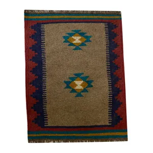 گلیم دستباف یک متری طرح قشقایی کد ELI1