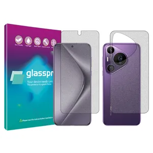 Glasspro Resistant model Matte screen protector suitable for Huawei Pura 70 Pro mobile phone Along with the phone back protector