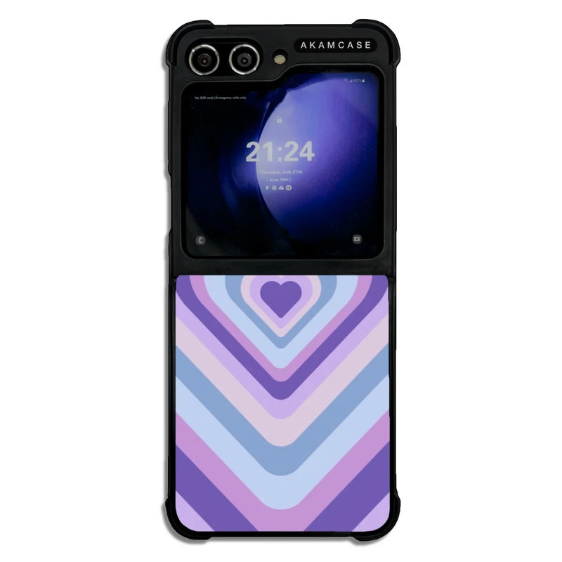 کاور آکام مدل AMCWSGZFLIP5-HEART47 مناسب برای گوشی موبایل سامسونگ Galaxy Z Flip 5