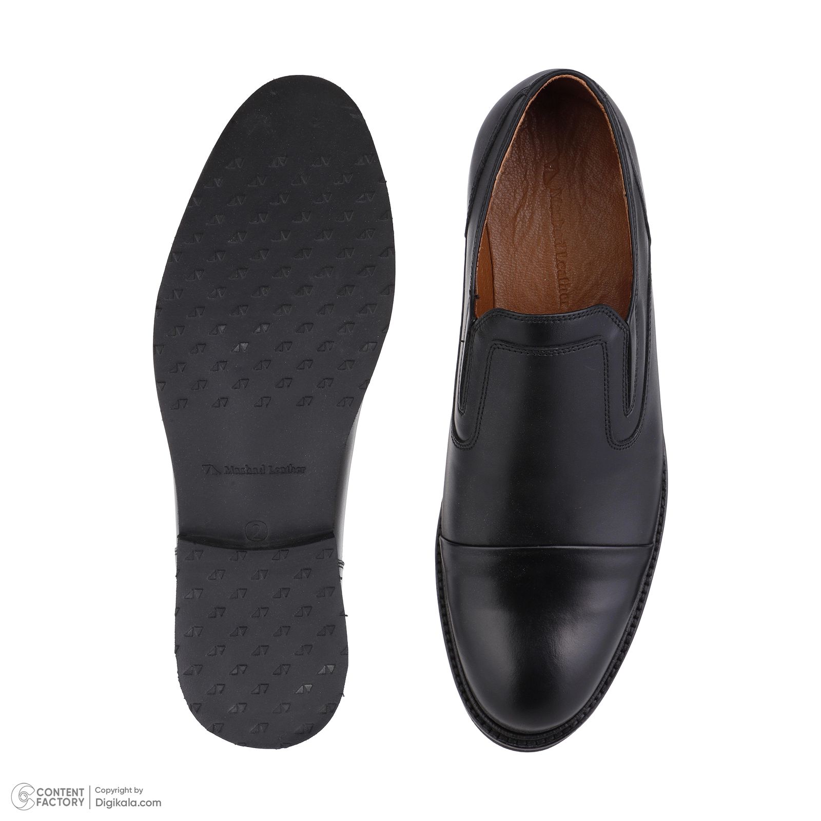 کفش مردانه چرم مشهد مدل J6210-001 - - 2
