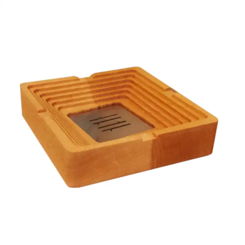 زیرسیگاری مدل چوبی مربعی