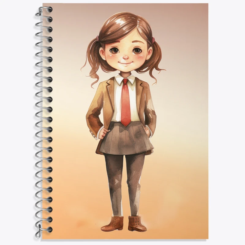 دفتر لغت 50 برگ خندالو طرح دخترانه کد N2227