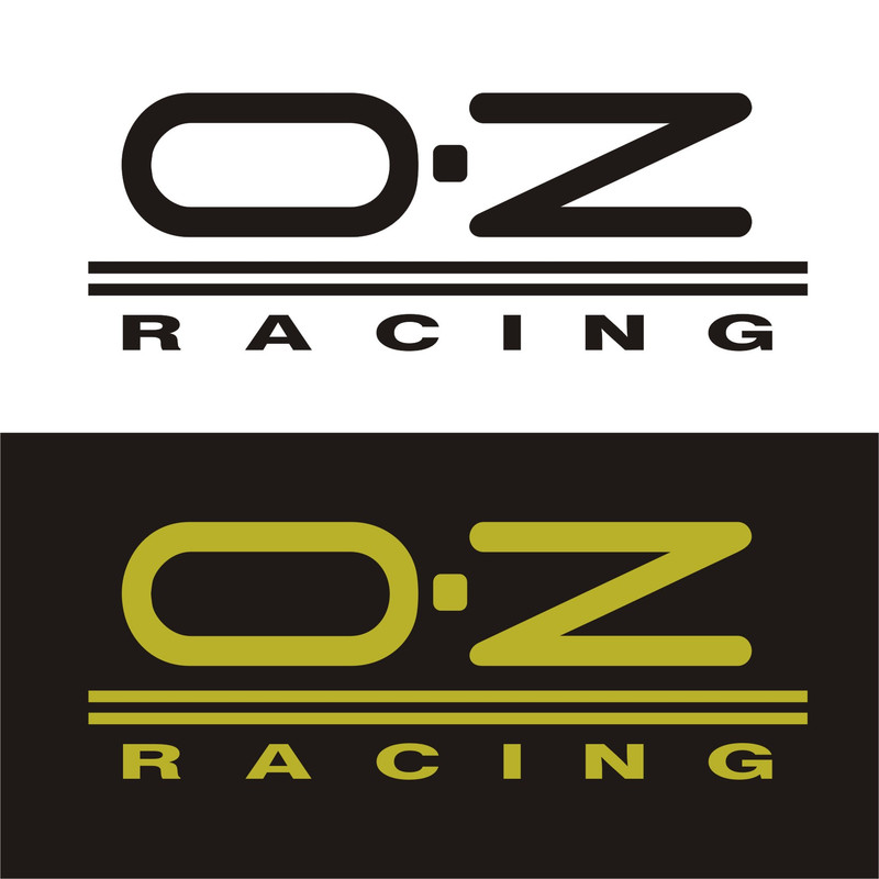 برچسب بدنه خودرو مدل oz racing بسته دو عددی