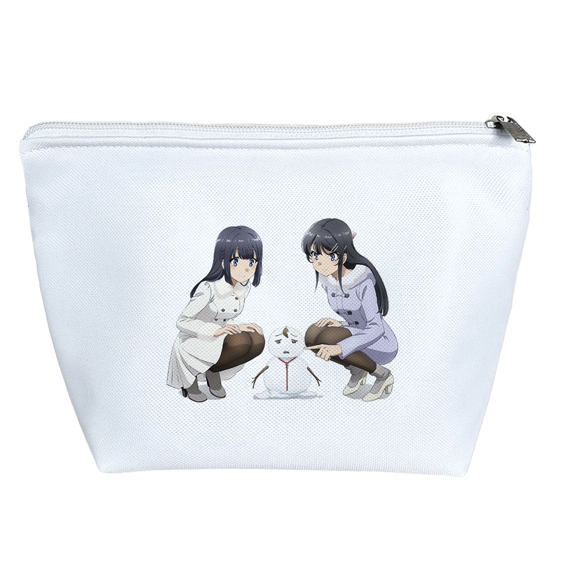 کیف لوازم آرایش دخترانه خندالو مدل مای و شوکو انیمه سندروم بلوغ Bunny Girl Senpai کد 1326