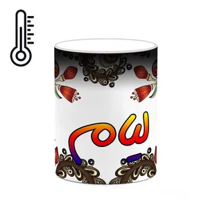 ماگ حرارتی کاکتی مدل اسم لیام طرح سنتی گل و بته کد mgh46919