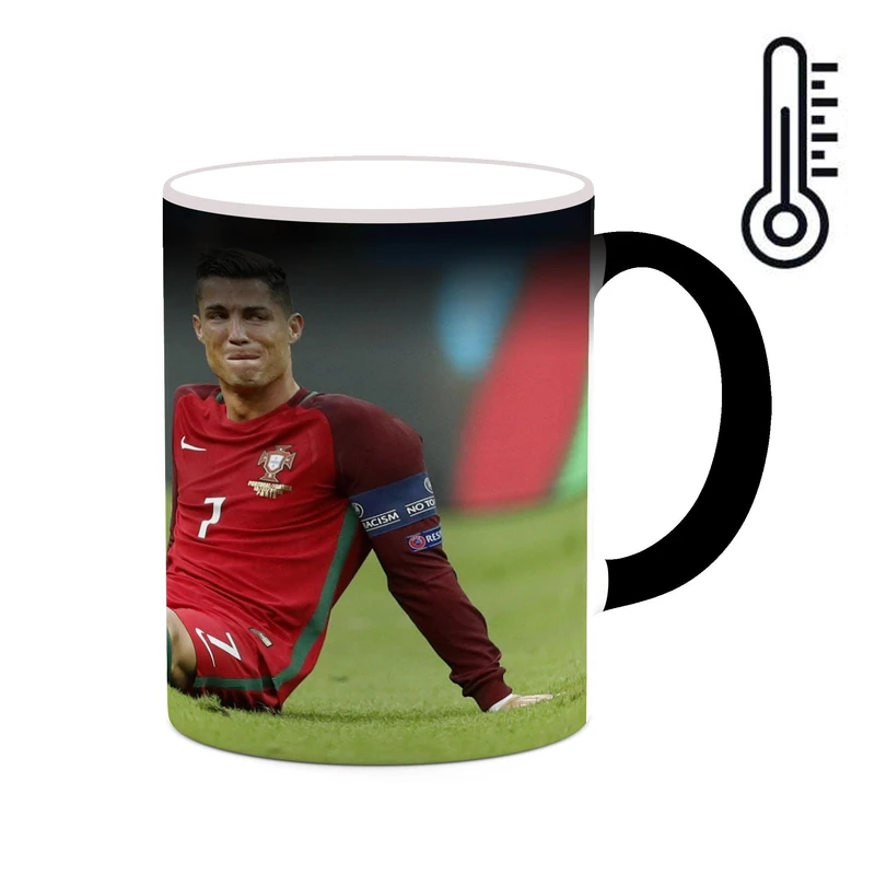 ماگ حرارتی کاکتی طرح Ronaldo رونالدو مدل mgh43211