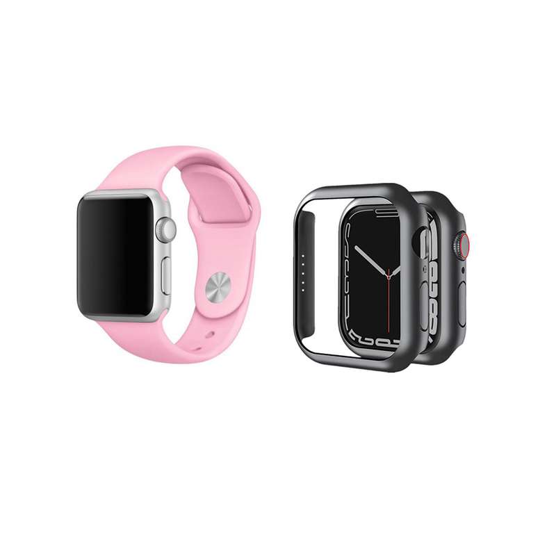 بند مدل of196 مناسب برای اپل واچ 45 میلی متری به همراه کاور