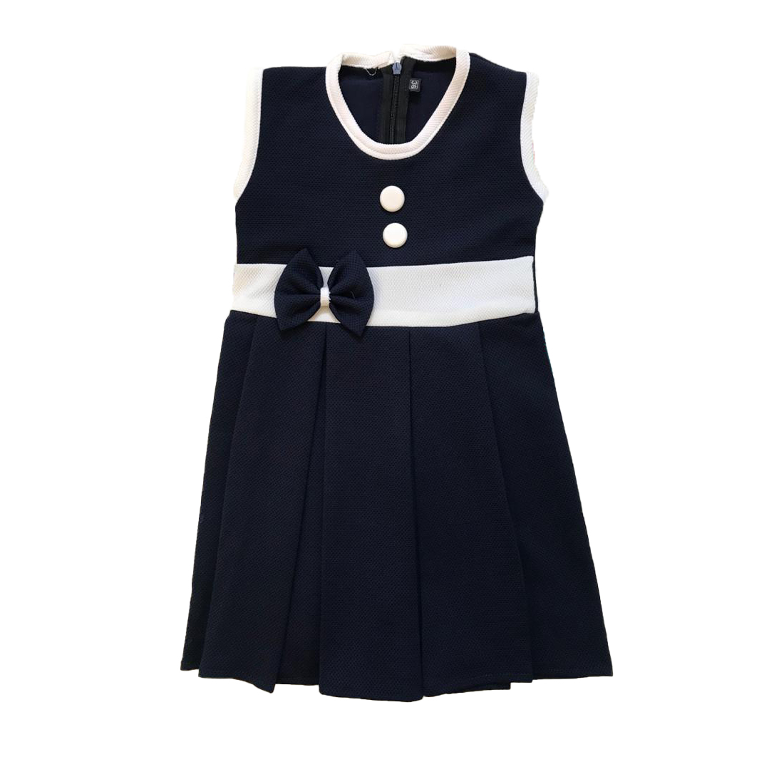 پیراهن دخترانه مدل پاپیون کد 071