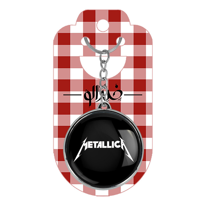 جاکلیدی خندالو طرح متالیکا مدل دوطرفه کد 32573258 جاکلیدی خندالو طرح متالیکا مدل دوطرفه کد 32573258