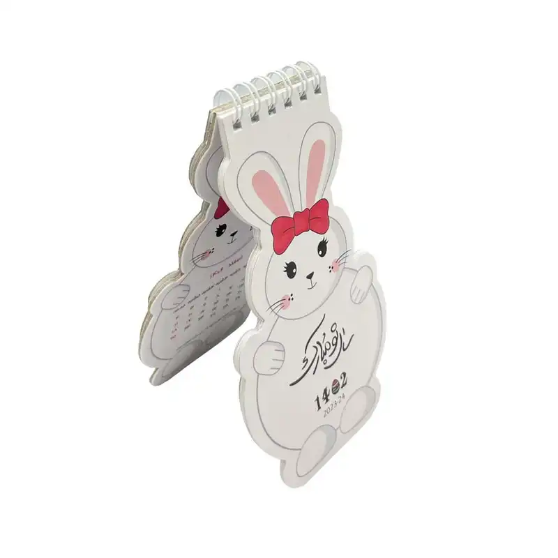 تقویم رومیزی سال 1402 مدل نمادسال-rabbit کد 144237
