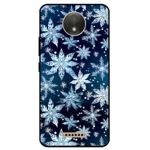 Megafone Snowflake 2824 Cover For Motorola Moto C Plus