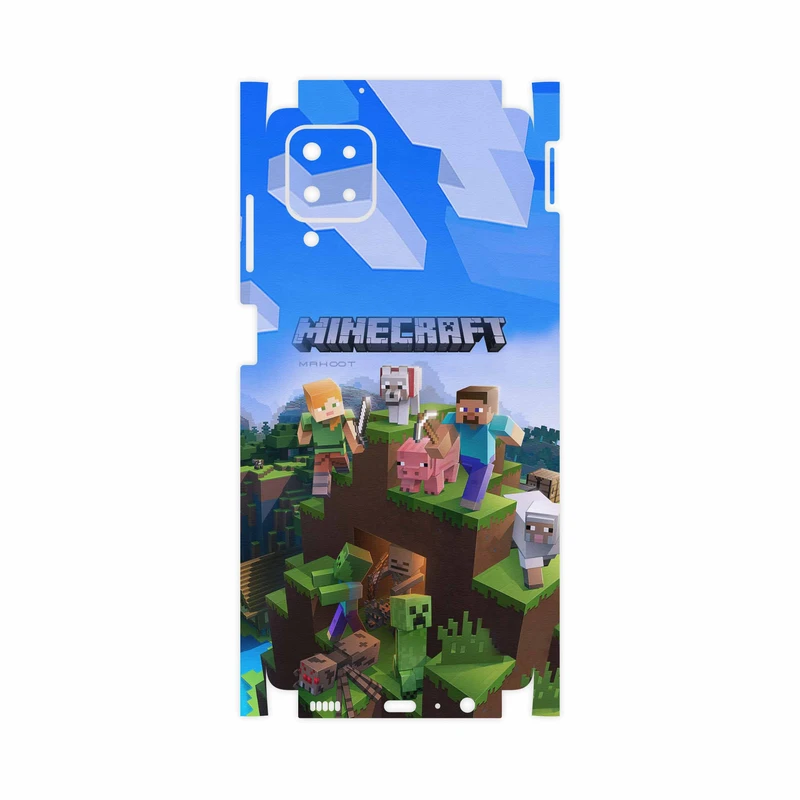 برچسب پوششی ماهوت مدل Minecraft-Game-FullSkin مناسب برای گوشی موبایل سامسونگ Galaxy M12