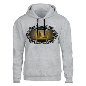 هودی مردانه کد B32 رنگ طوسی