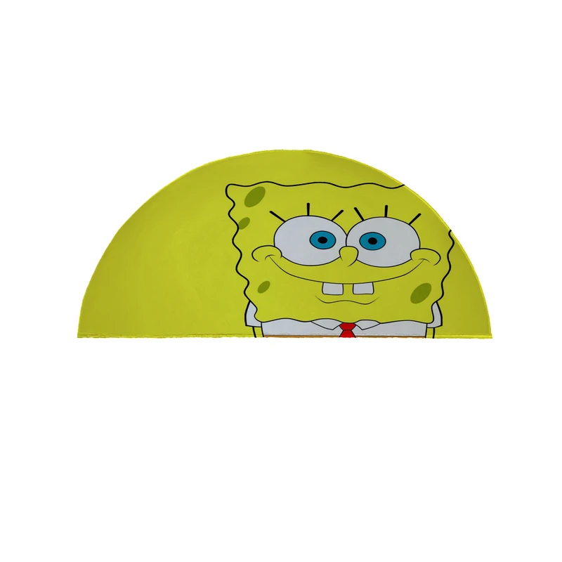 پادری مدل نیم دایره طرح باب اسفنجی کد 8542 سایز 90×45 سانتی متر