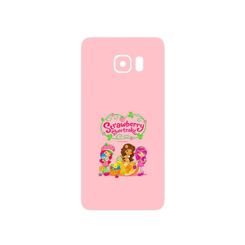 برچسب پوششی ماهوت مدل Strawberry Shortcake مناسب برای گوشی موبایل سامسونگ Galaxy S6 Edge