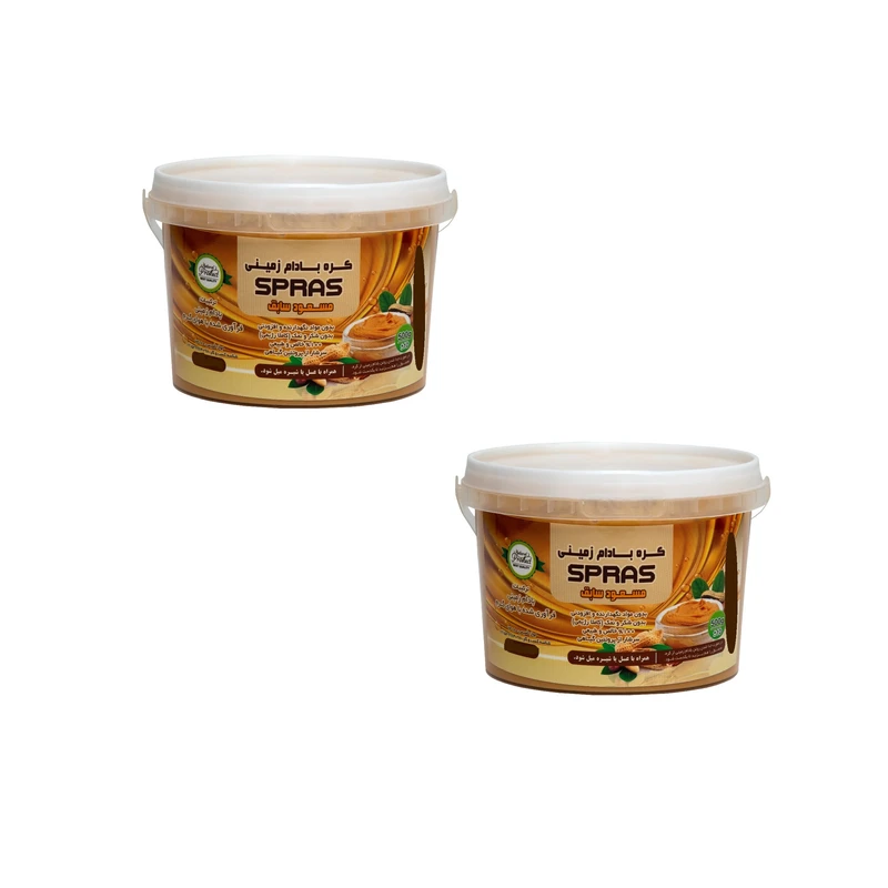 کره بادام زمینی رژیمی کرانچی اسپراس - 250 گرم بسته 2 عددی