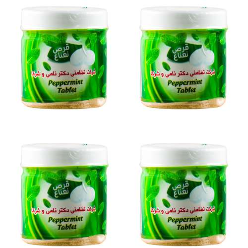 قرص خوشبو کننده دهان نعناع دکتر نامی - 150 گرم بسته 4 عددی