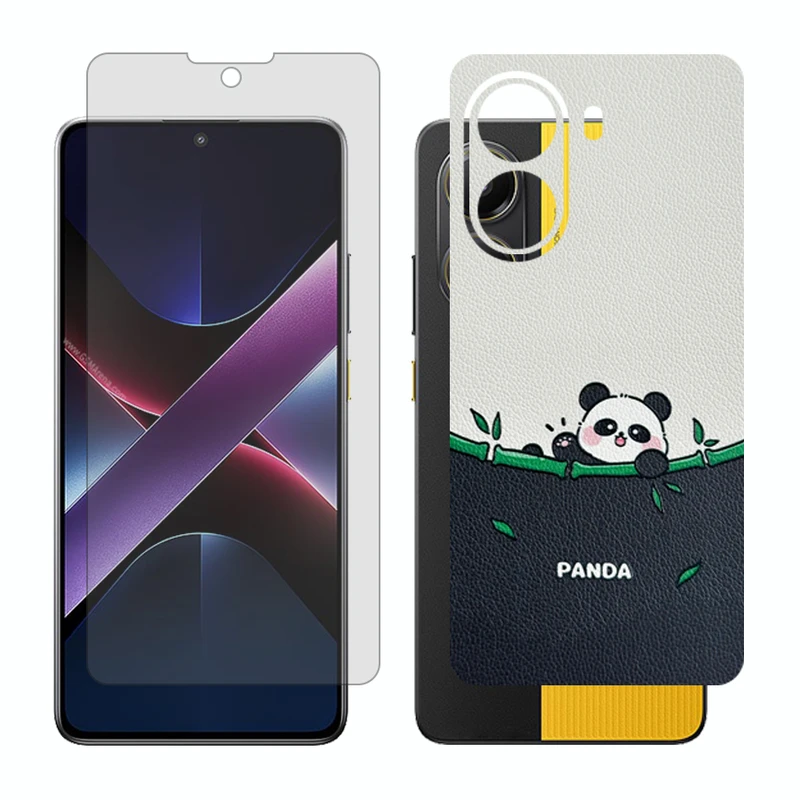 محافظ صفحه نمایش مات گلس مدل Together مناسب برای گوشی موبایل شیائومی Poco X7 Pro به همراه برچسب پوششی پشت گوشی