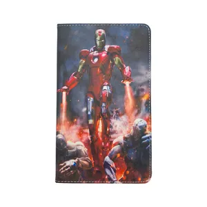 کیف کلاسوری مدل کت کات طرح مرد آهنی مناسب برای تبلت سامسونگ A7 lite 8.7