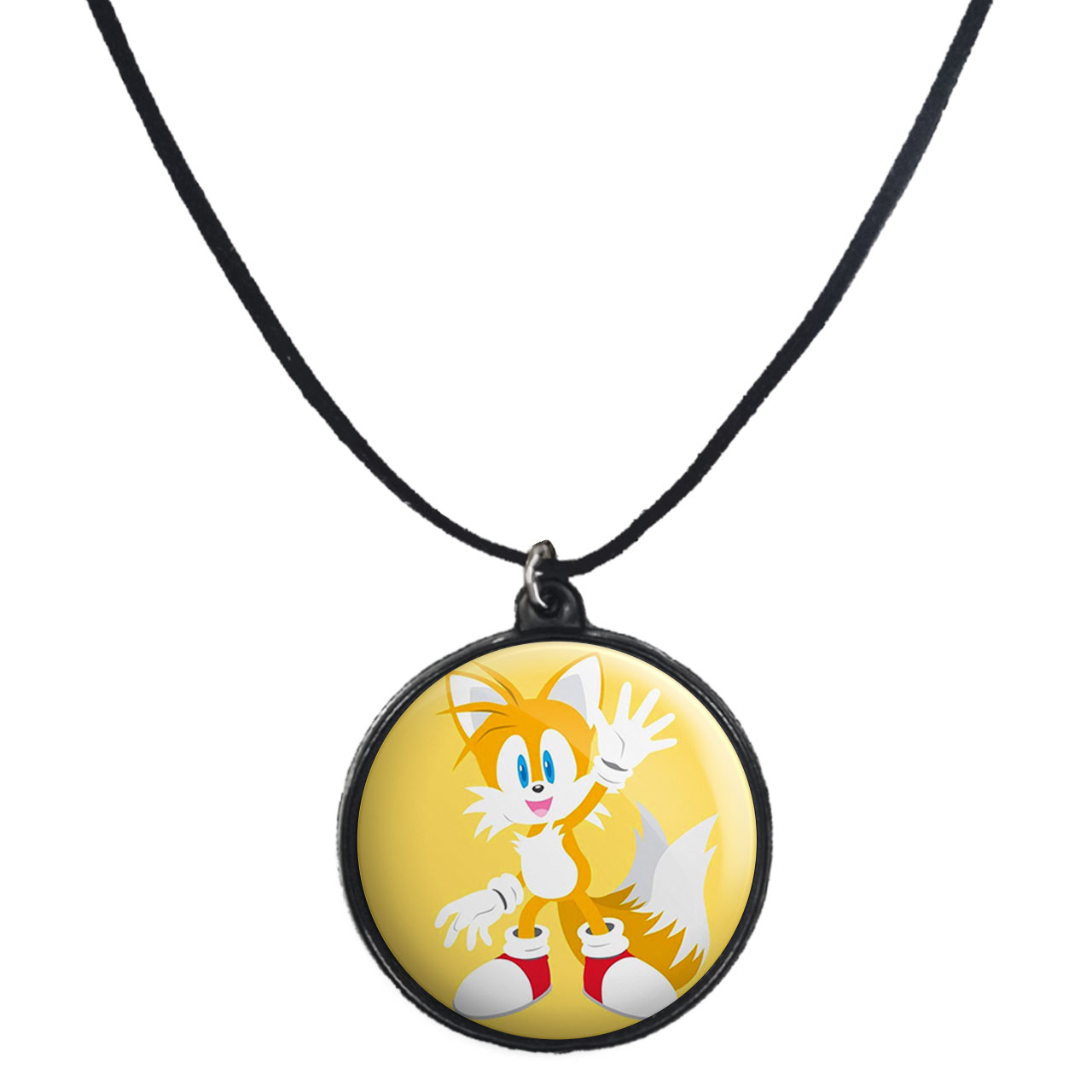 گردنبند پرمانه طرح سونیک کد pmb.14924 مدل دو طرفه