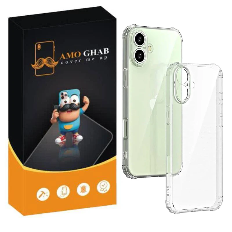 کاور عمو قاب مدل Crystal مناسب برای گوشی موبایل اپل  Iphone 16