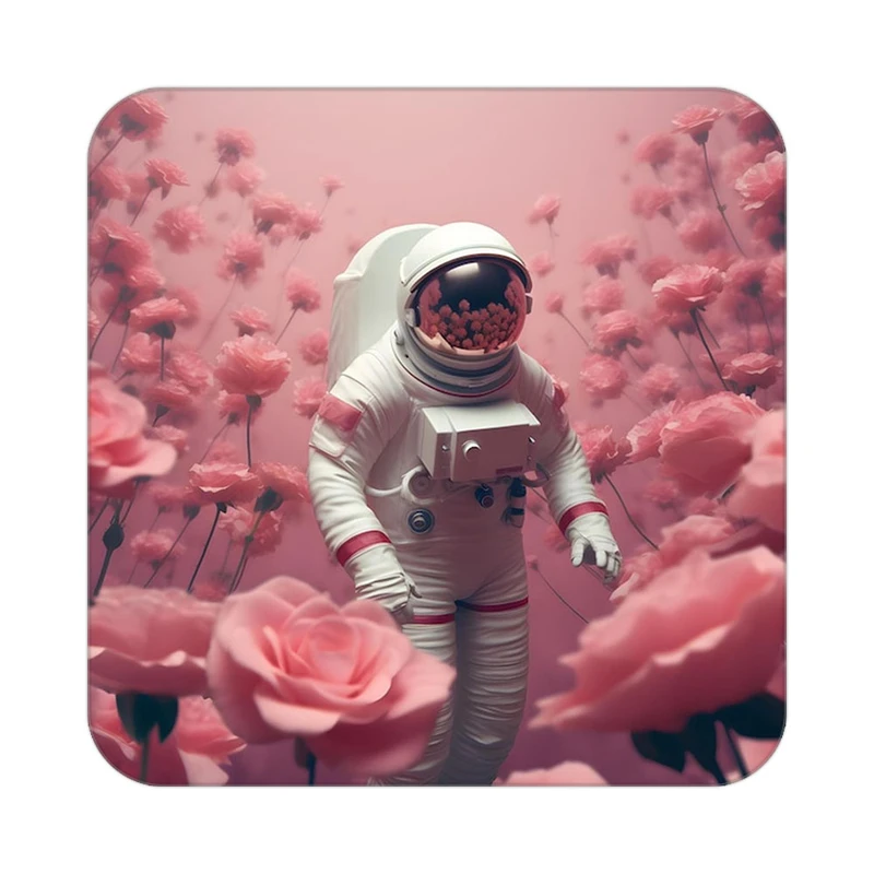 زیر لیوانی کاکتی طرح فضانورد مدل mp46428