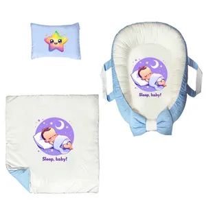 سرویس خواب 3 تکه نوزاد پادآفرین مدل گارد محافظ طرح پسرانه کد PG012  
