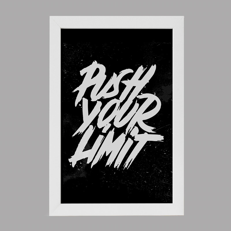 تابلو خندالو مدل Push Your Limit کد F1507