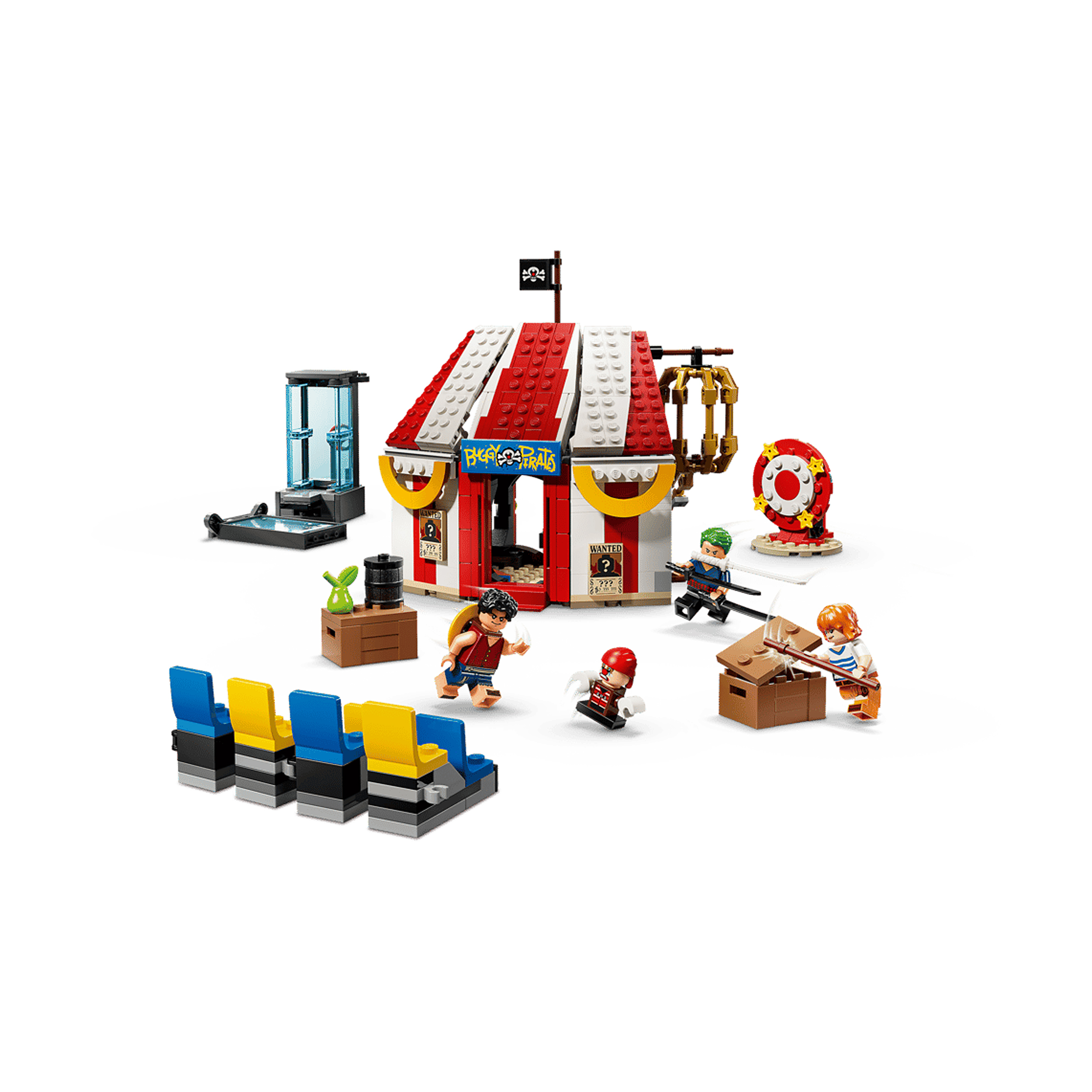 لگو 573 تکه سری One Piece مدل Buggy the Clown's Circus Tent کد 75637 لگو 573 تکه سری One Piece مدل Buggy the Clown's Circus Tent کد 75637