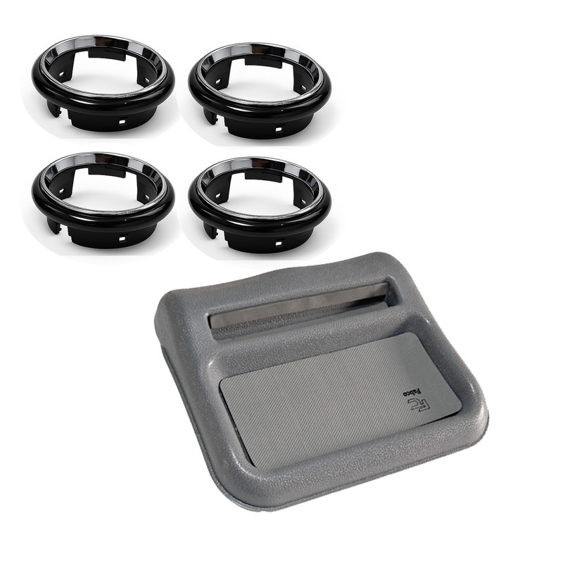 قاب دریچه کولر و مکمل رو داشبرد مدل fc مناسب برای ال90 بسته 5 عددی