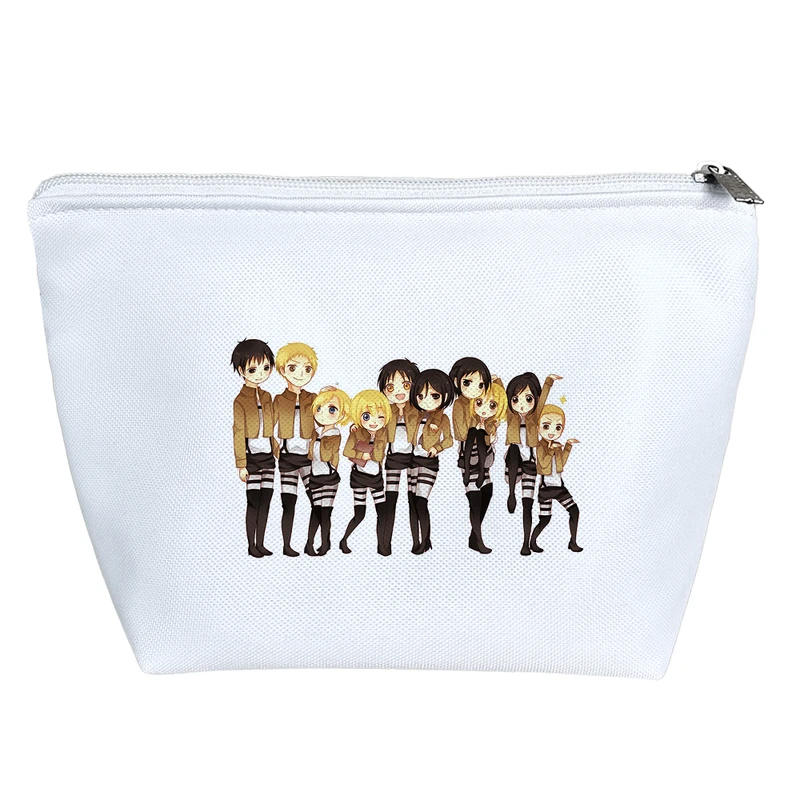 کیف لوازم آرایش دخترانه خندالو مدل انیمه اتک آن تایتانattack on titan کد 1490