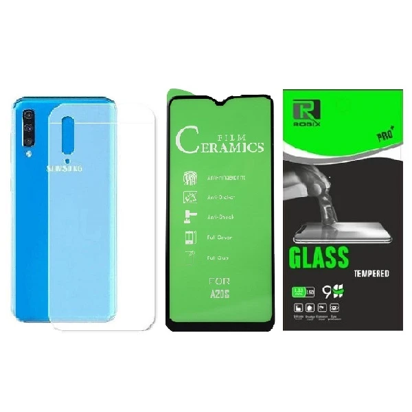 محافظ صفحه نمایش وپشت گوشی روبیکس مدل CR-A20sمناسب برای گوشی موبایل سامسونگ Galaxy A20s
