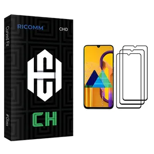 Ricomm CH glass Screen Protector For Samsung Galaxy M30s Pack Of 3