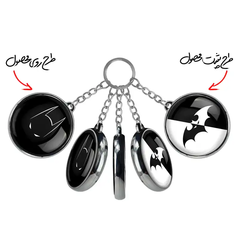 جاکلیدی خندالو طرح بتمن Batman مدل دوطرفه کد 2580625811