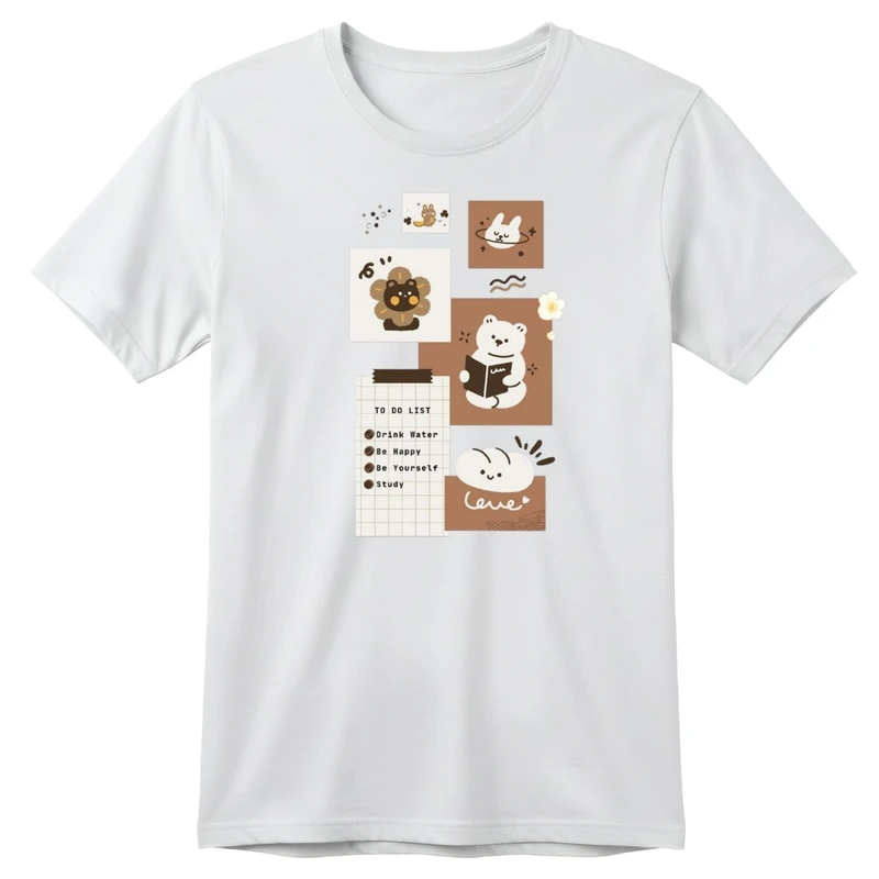 تی‌شرت آستین کوتاه بچگانه مدل برچسب کد p1 