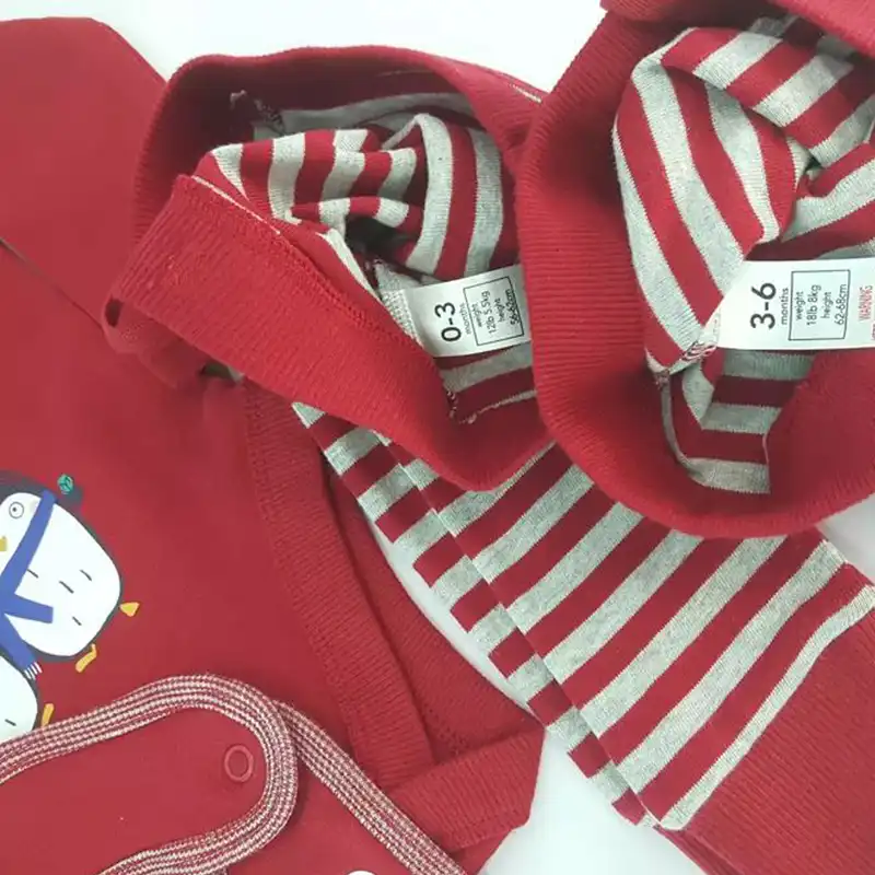 ست 3 تکه لباس نوزادی جورج مدل e-200