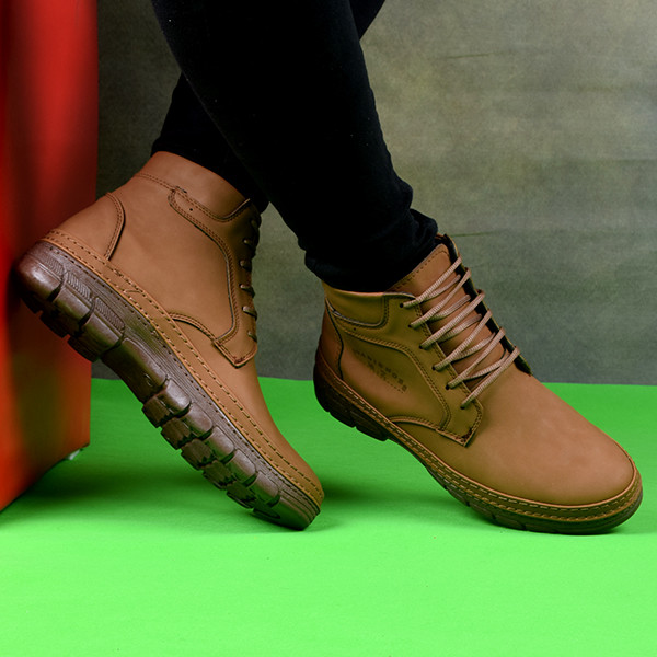 نیم بوت مردانه مدل دماوند کد Dgh رنگ قهوه ای